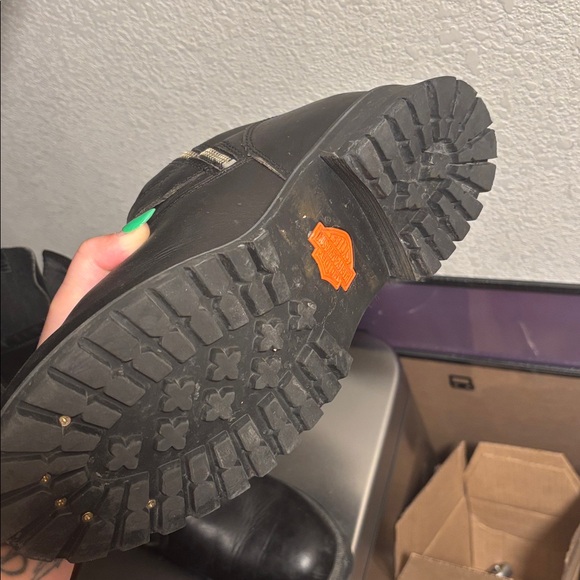 Harley Davidson zip up leather boots - Picture 5 of 5